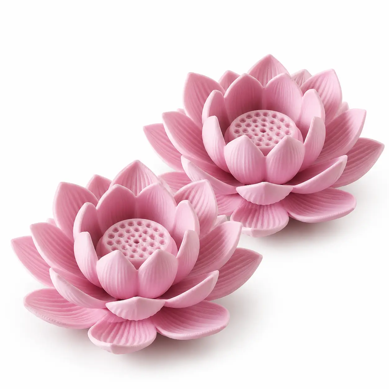 2 Pack Lotus Incense Holder Ornament | Lotus Flower Incense Stand