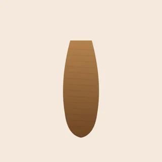 Oakwood Grain Vase